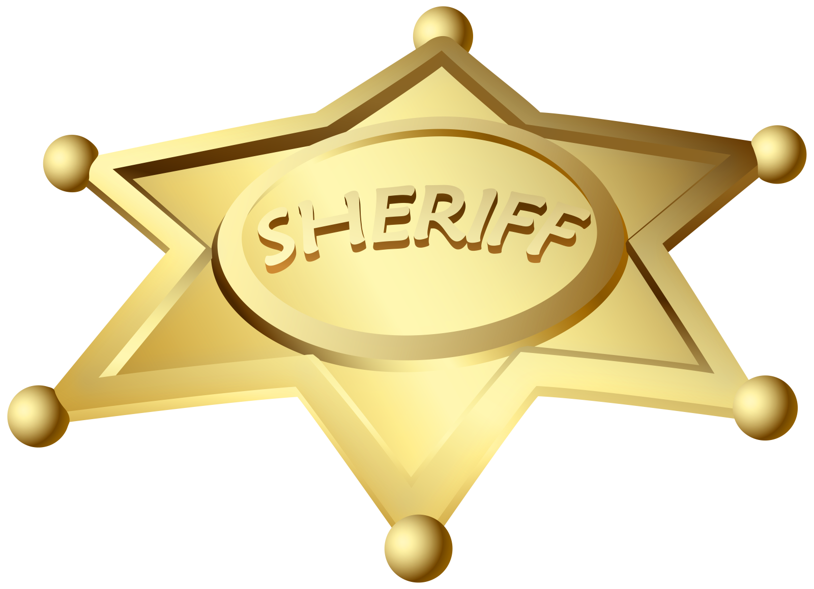 a sheriff badge with the word sheriff