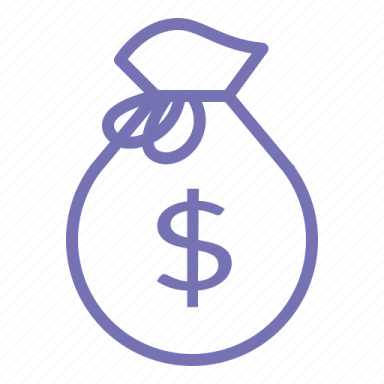 a money bag with a dollar sign