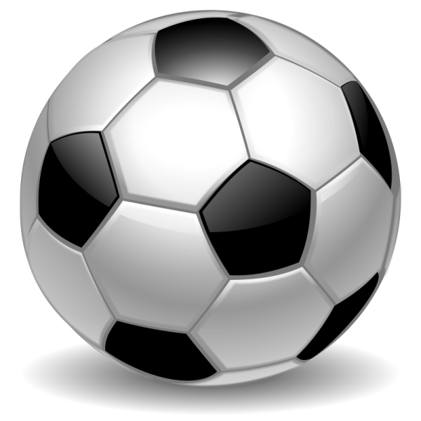 a soccer ball on a white background