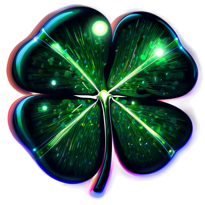 a four leaf clover on a white background