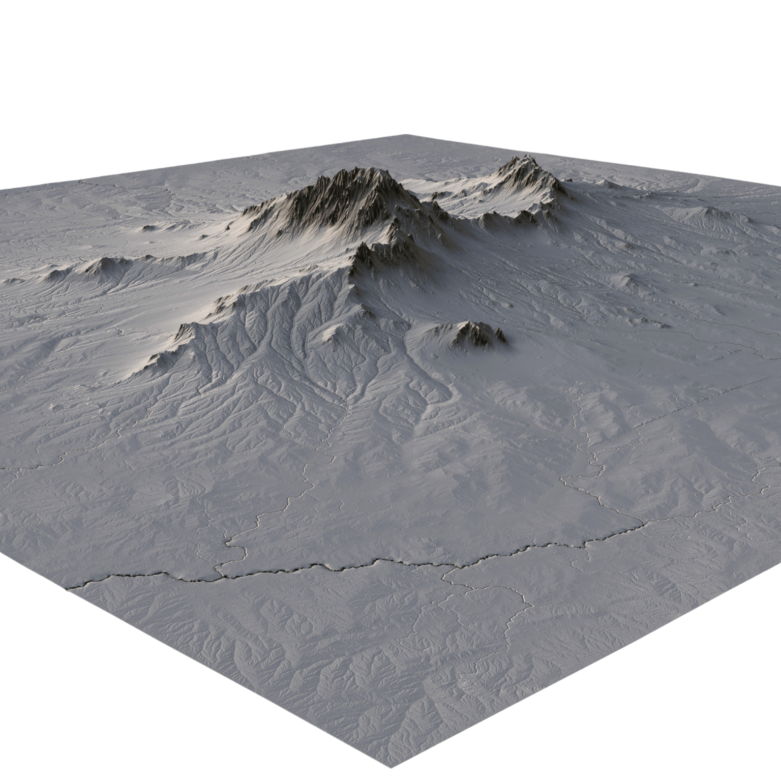an image of a snow covered mountain