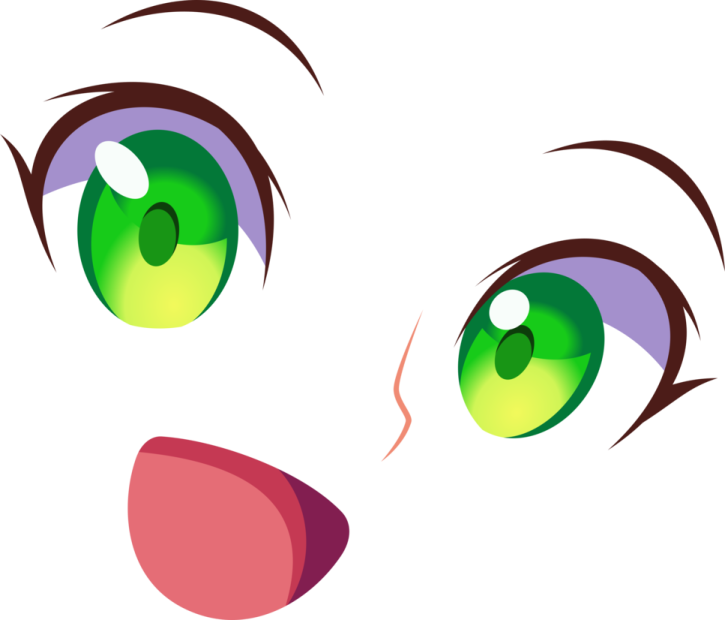 a close up of a face with green eyes