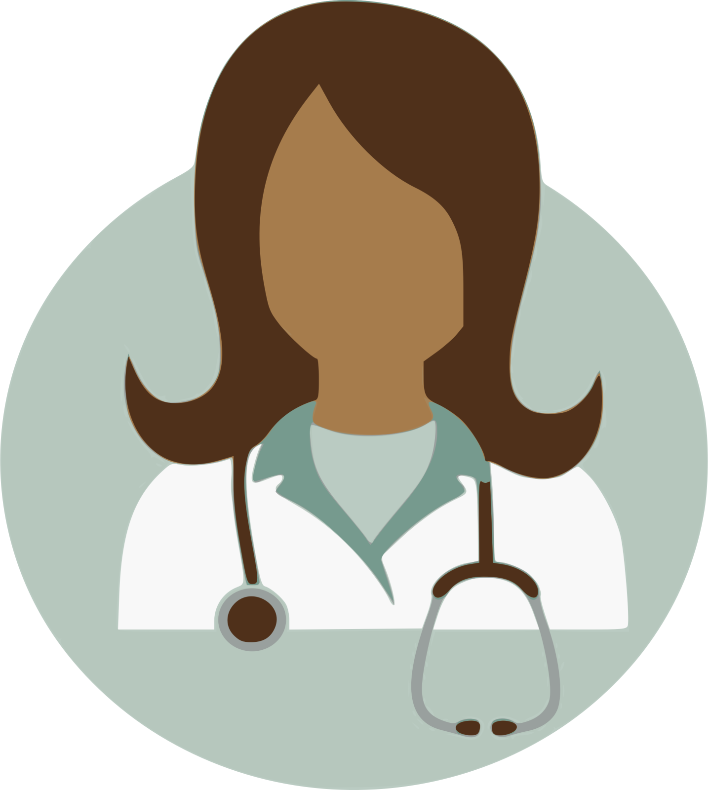 a woman doctor with a stel in her hand