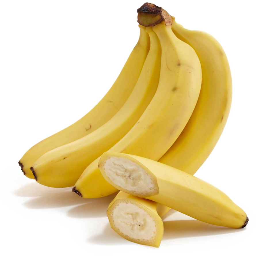 a bunch of bananas on a white background
