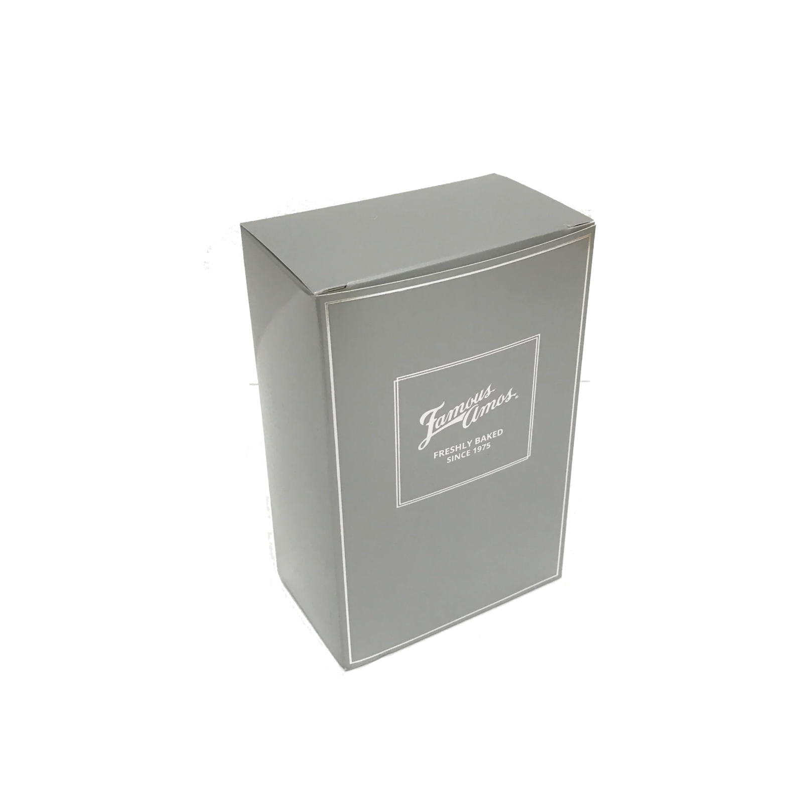 a black box with a white label on it
