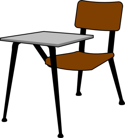 a chair and table clipart