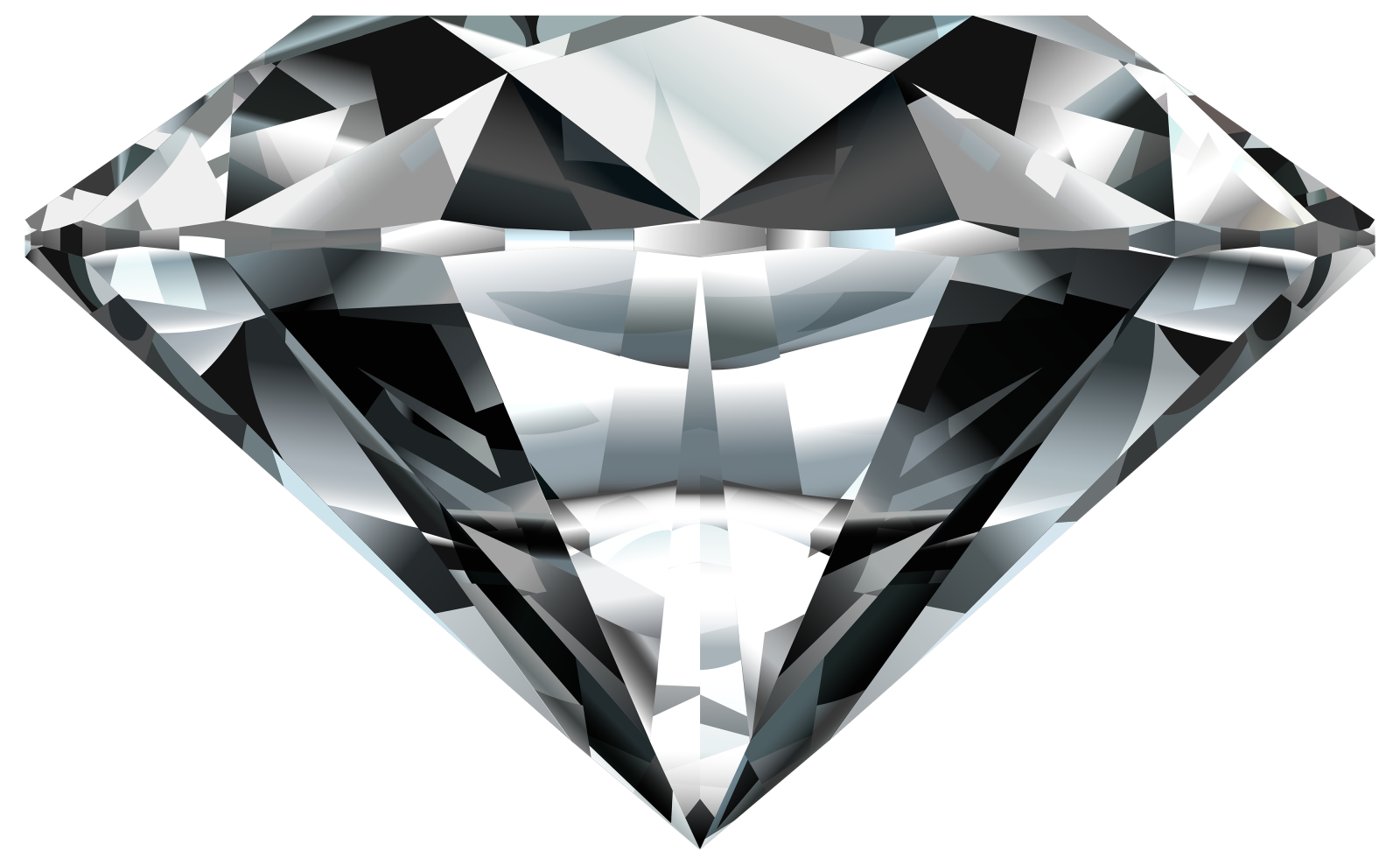 a diamond on a white background