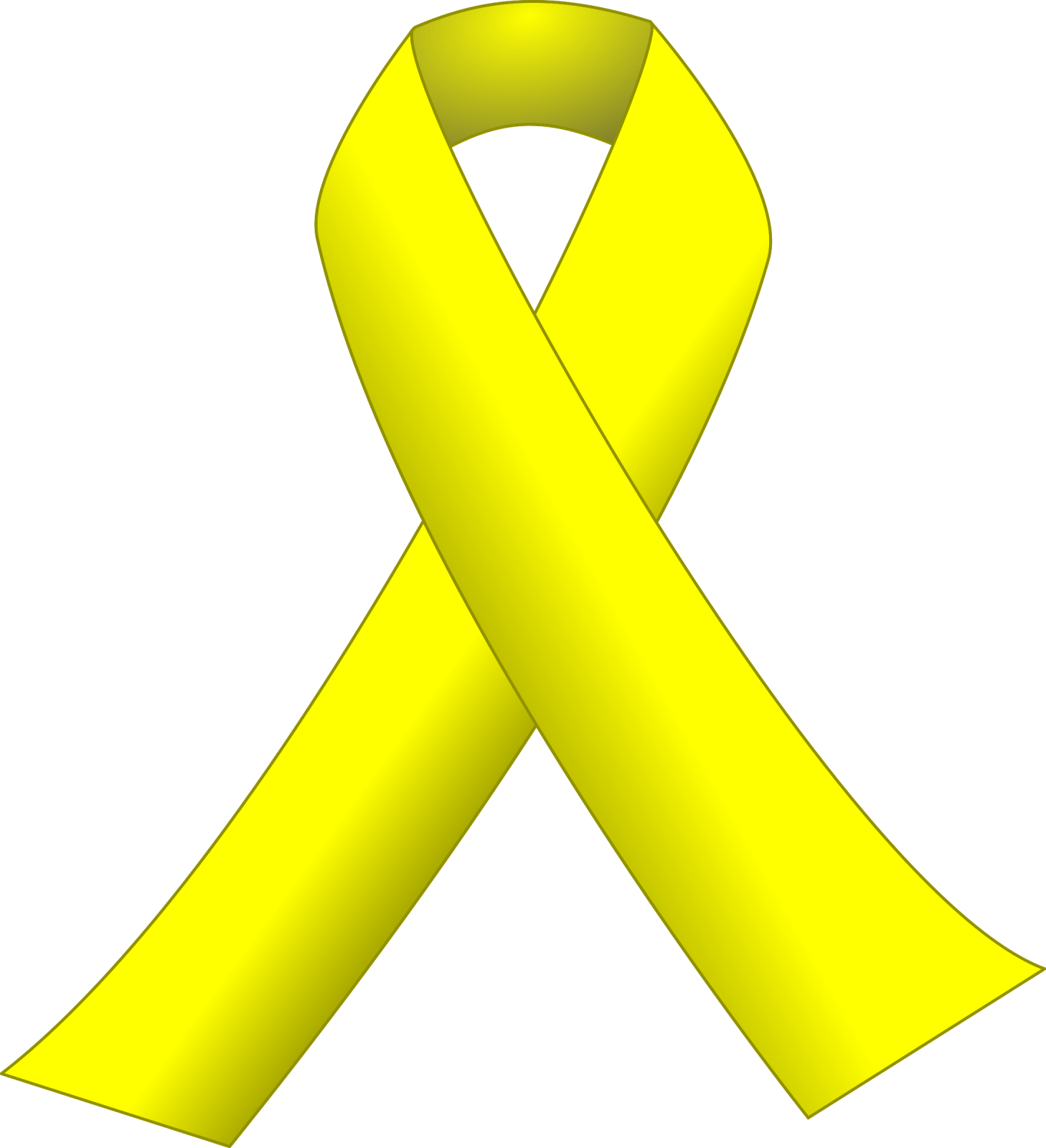 a yellow ribbon