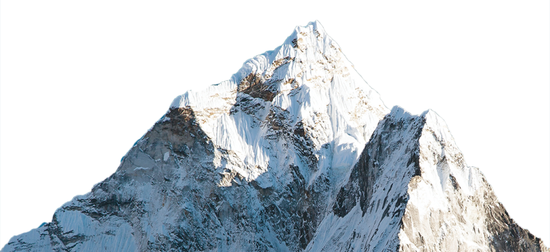 a snow covered mountain