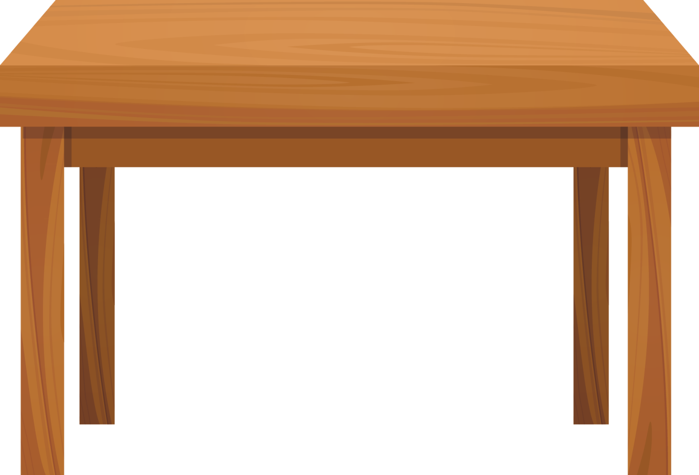 a wooden table clipart