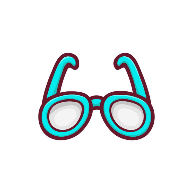 a pair of glasses