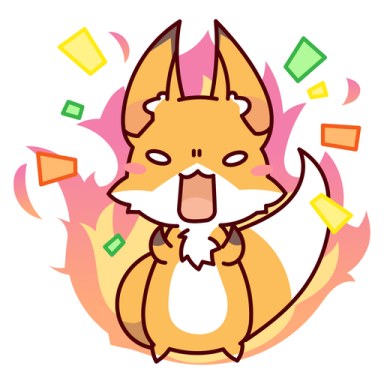 a drawing of a fox wearing a tie