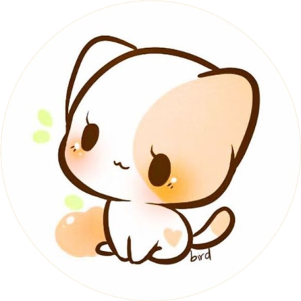 a drawing of a cat sitting on the ground