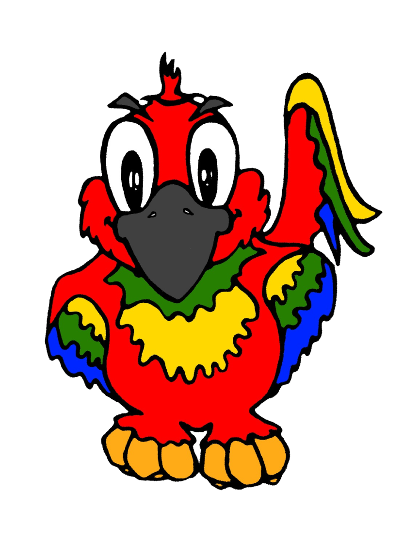 an image of a red bird with yellow wings