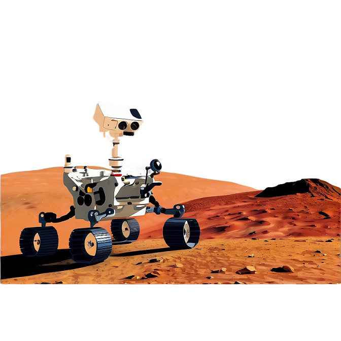 an image of a robot in the desert