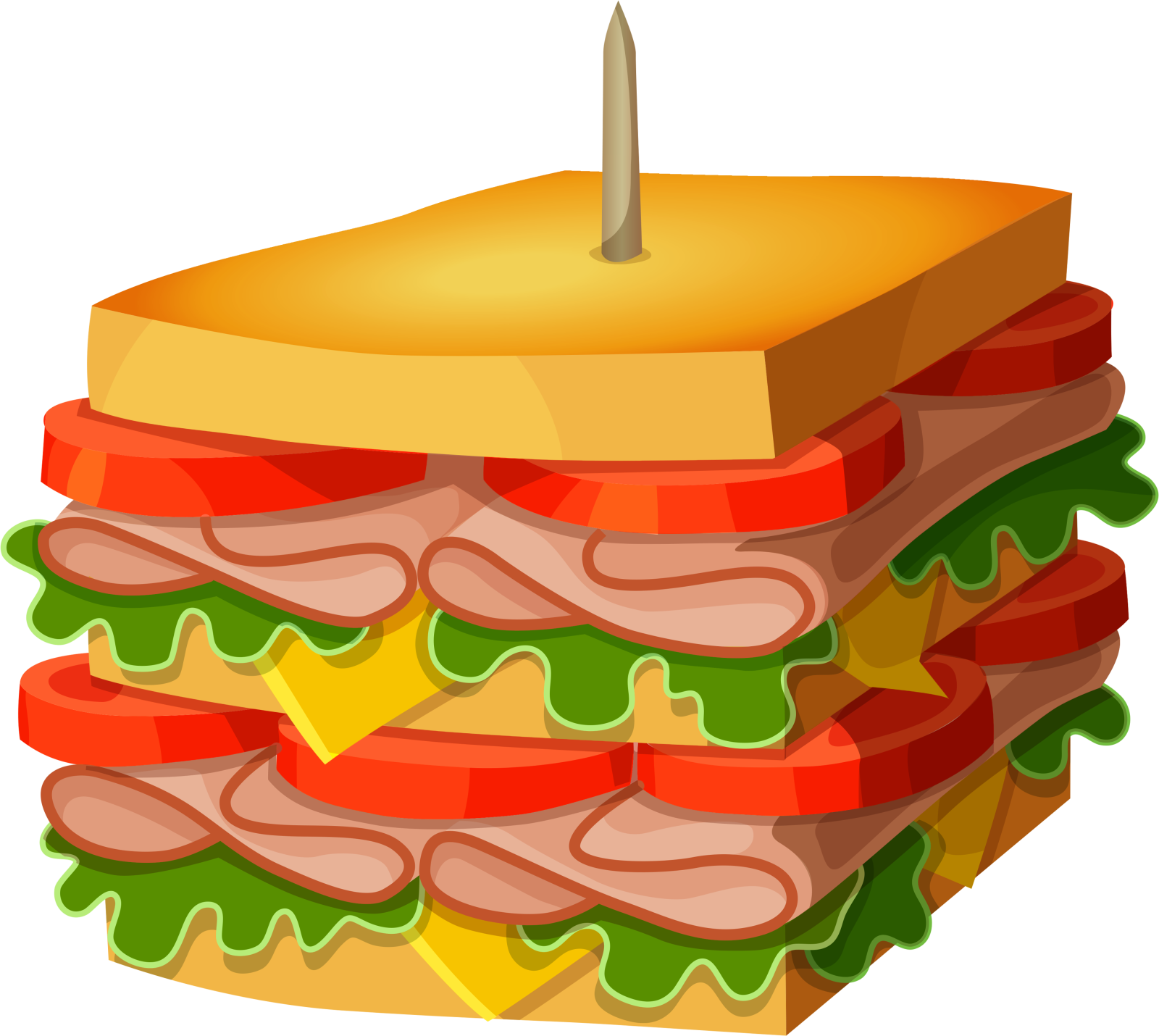 a sandwich with bacon and cheese on it