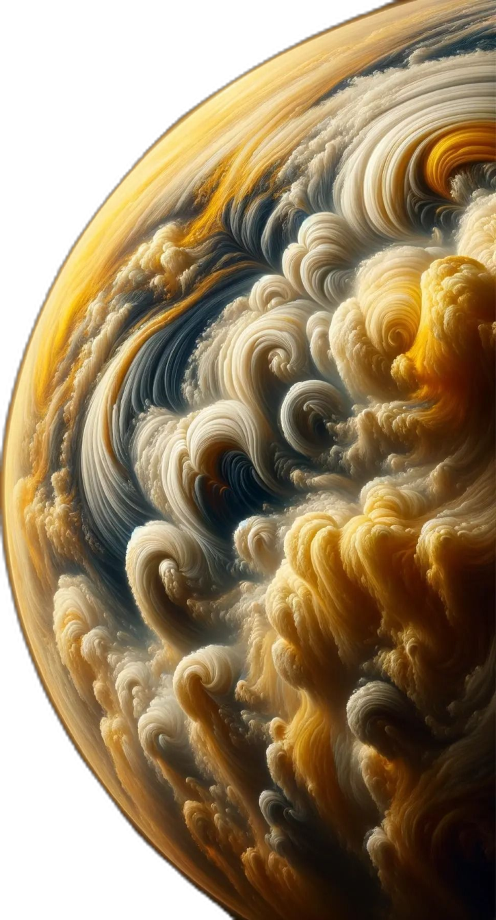 an image of saturn taken from the hub spacecraft