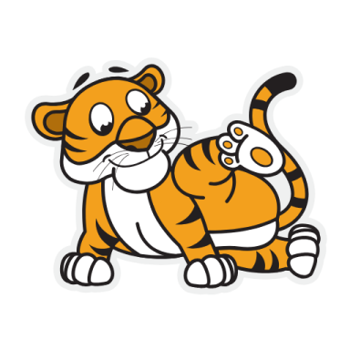 an orange and white cat sitting on its back