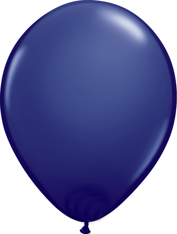 a blue balloon on a white background