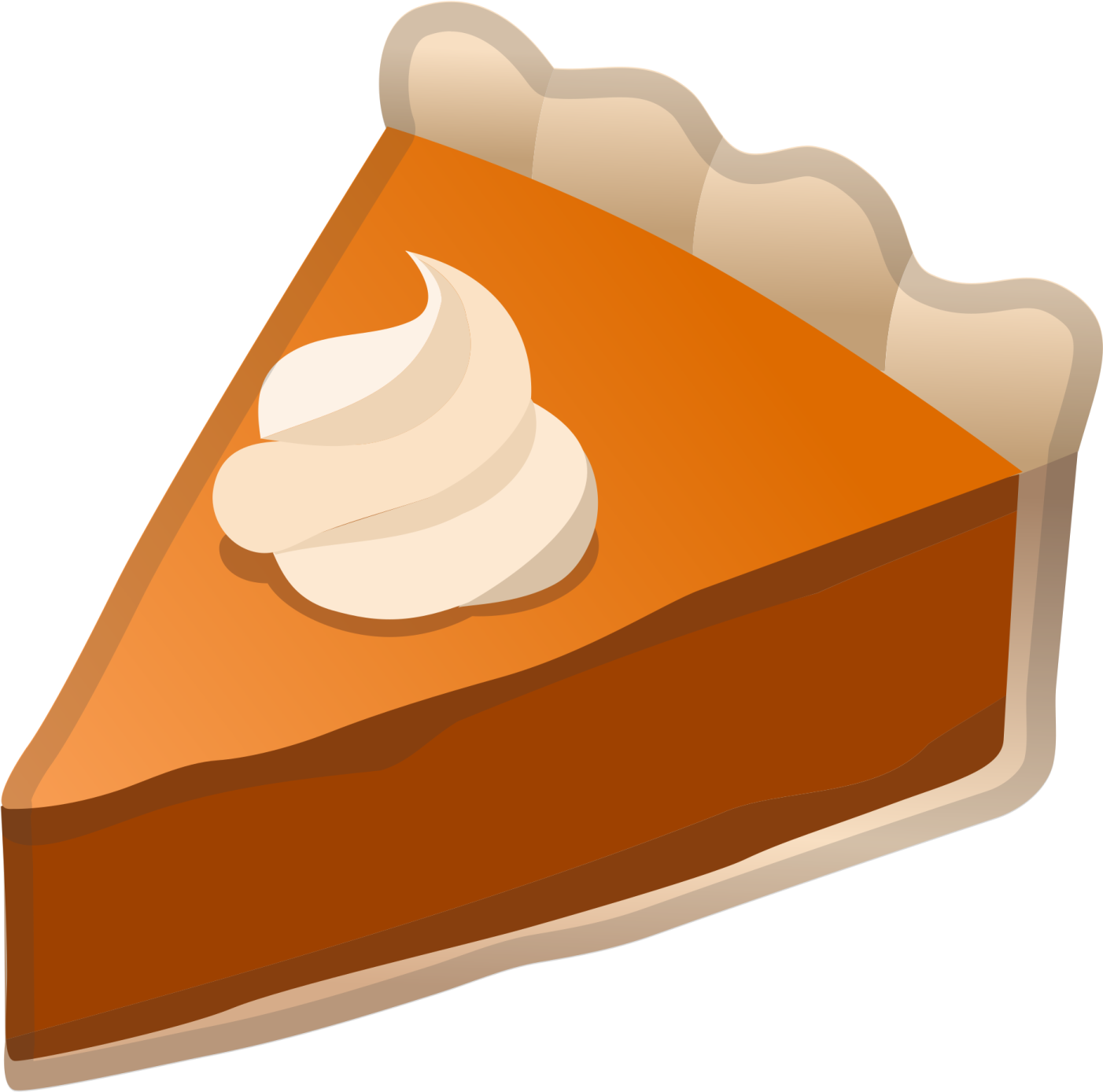 a piece of pie with whipped cream on top