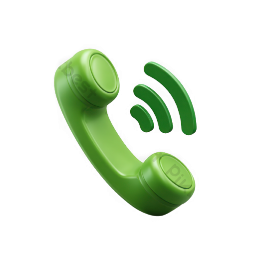 an image of a green phone