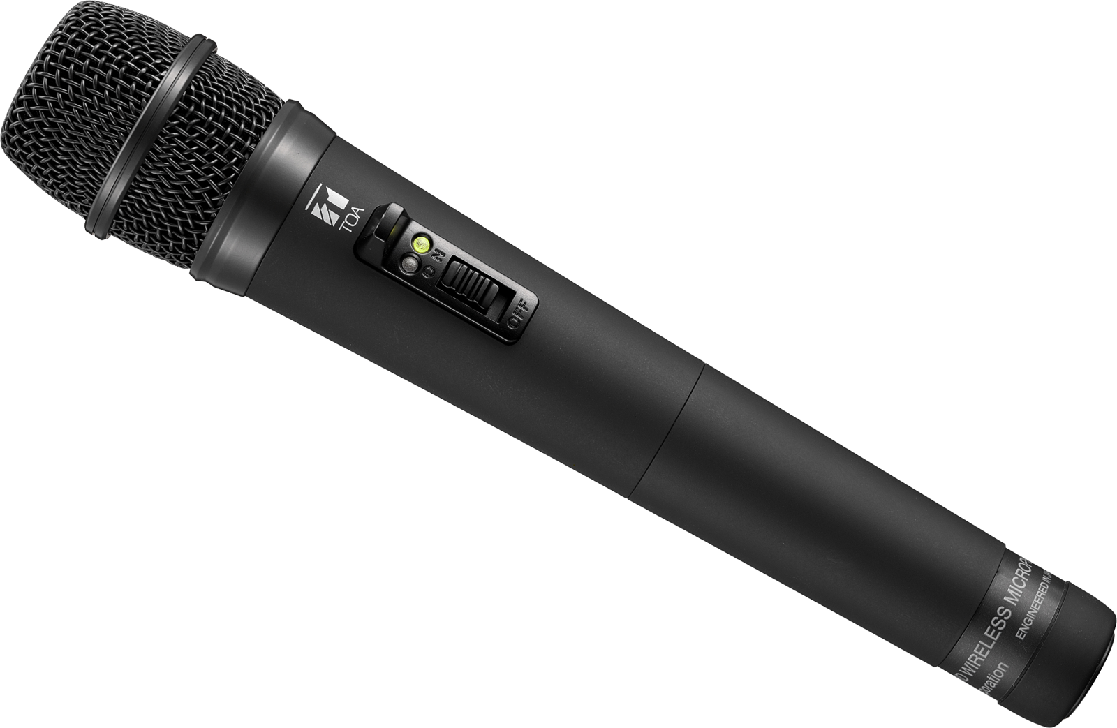 a microphone on a white background
