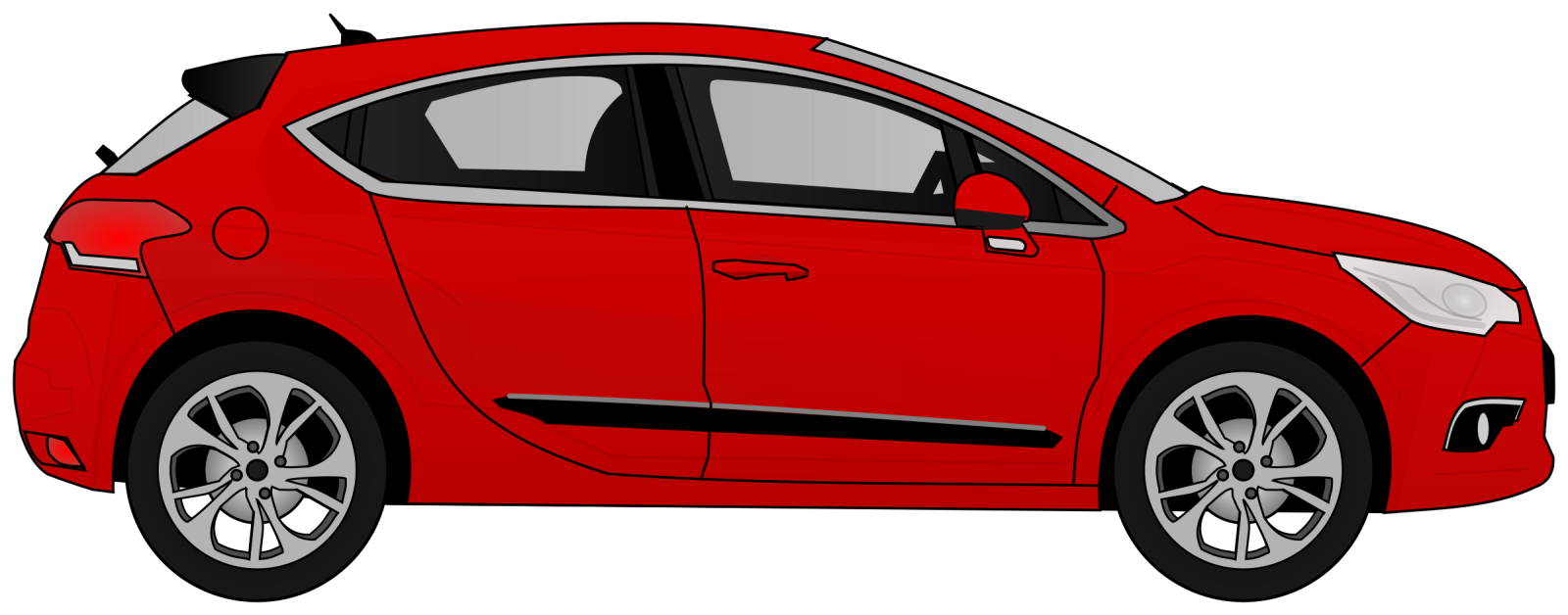 a red car clipart