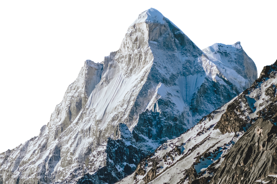 the mountain is tall