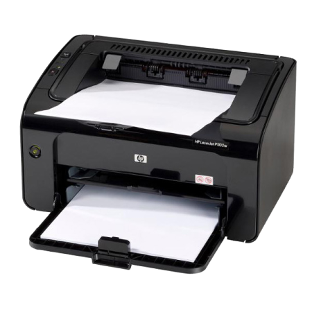 the hp printer is shown in this image