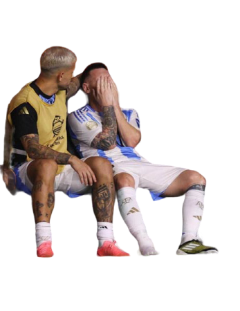 two men sitting on top of each other men