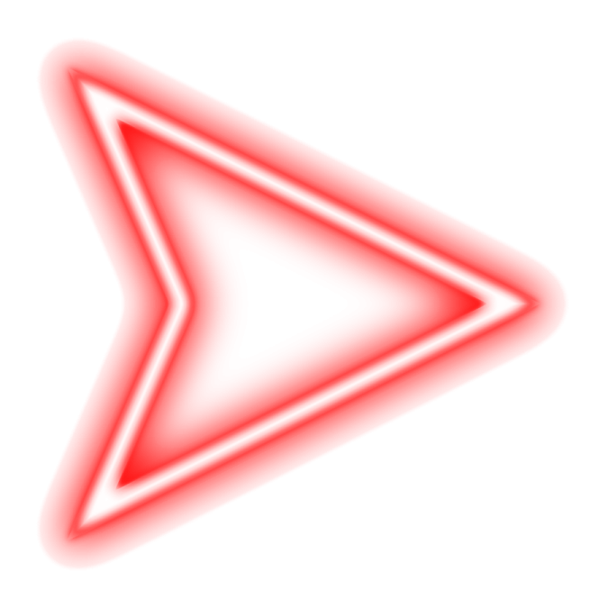 a red arrow icon on a white background
