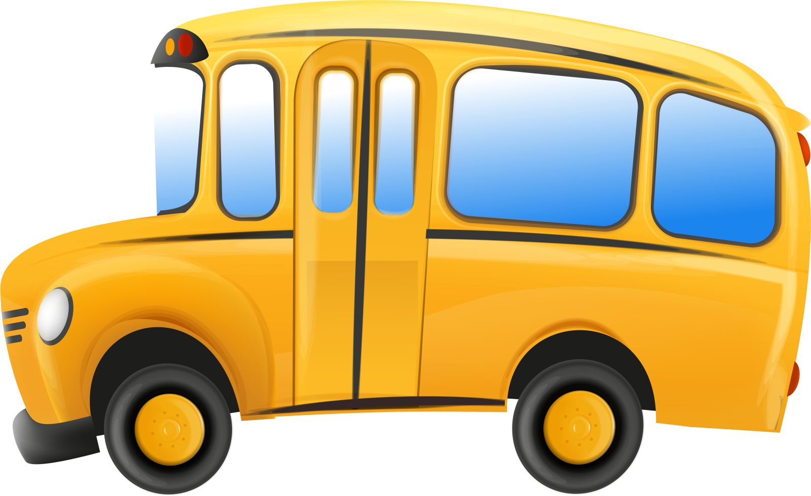 a yellow school bus
