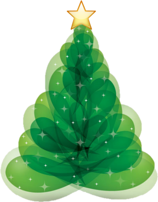 a christmas tree with a star on top