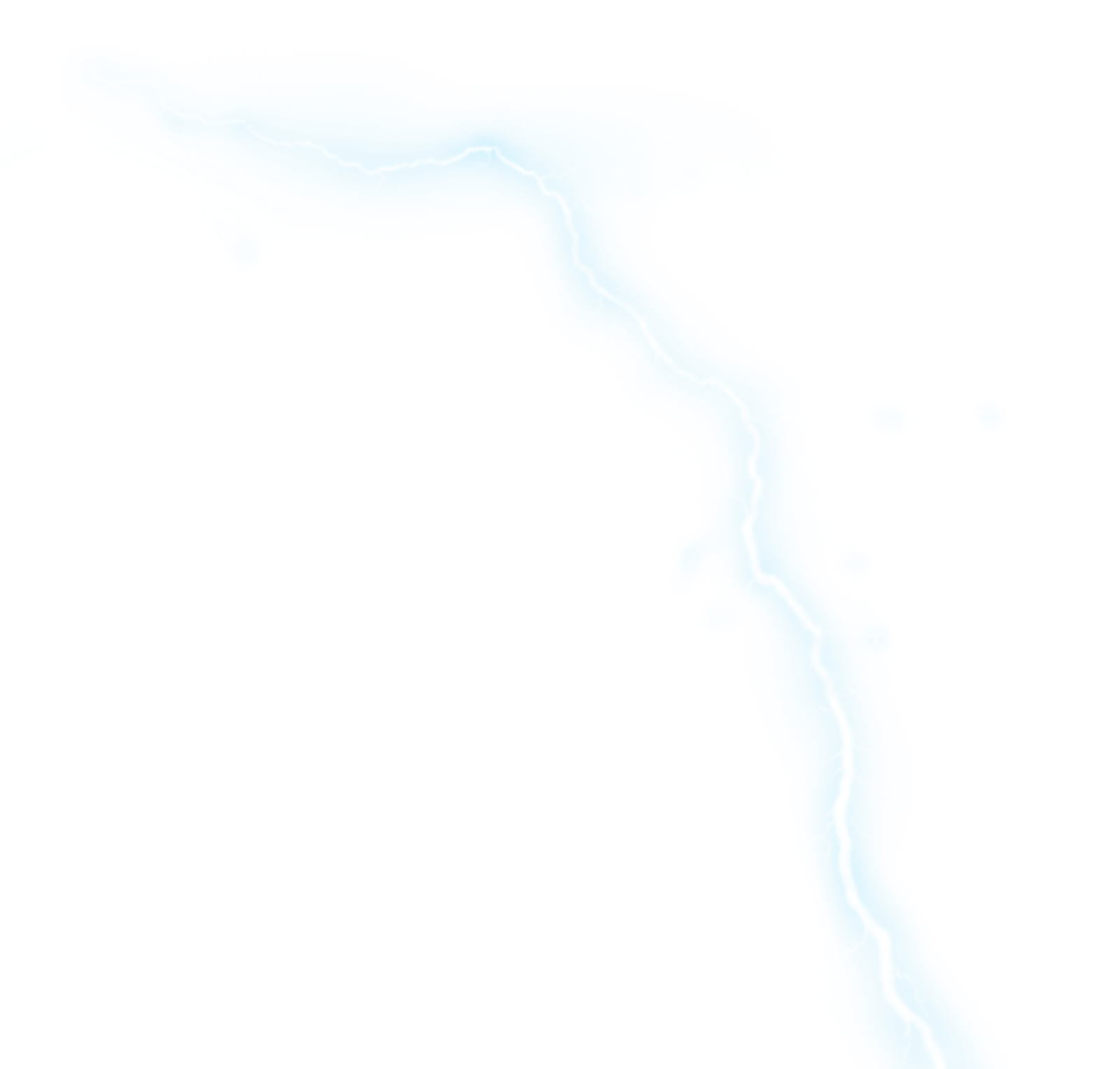 a lightning bolt on a white background