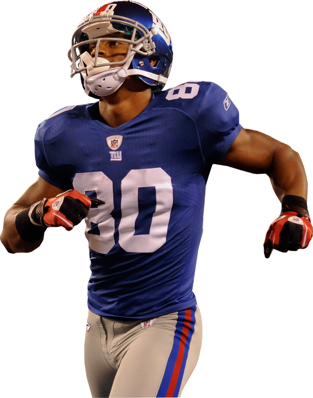 a football player is running with the ball