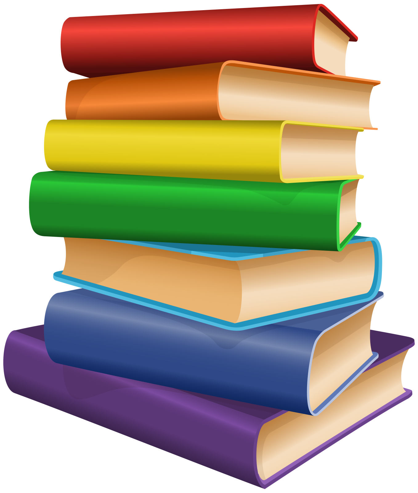 a stack of books
