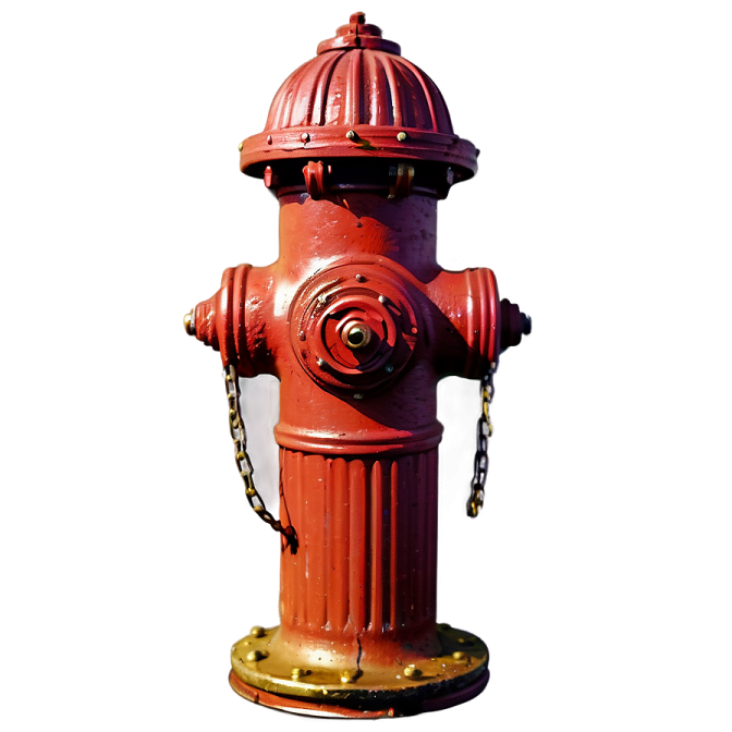 a red fire hydrant on a white background