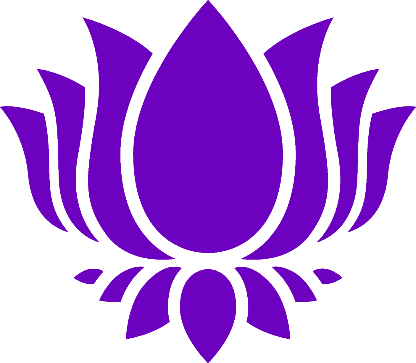 a purple lotus flower