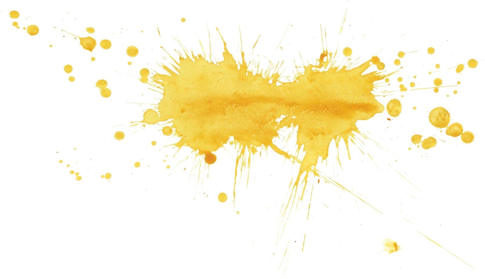 yellow paint sps on white background