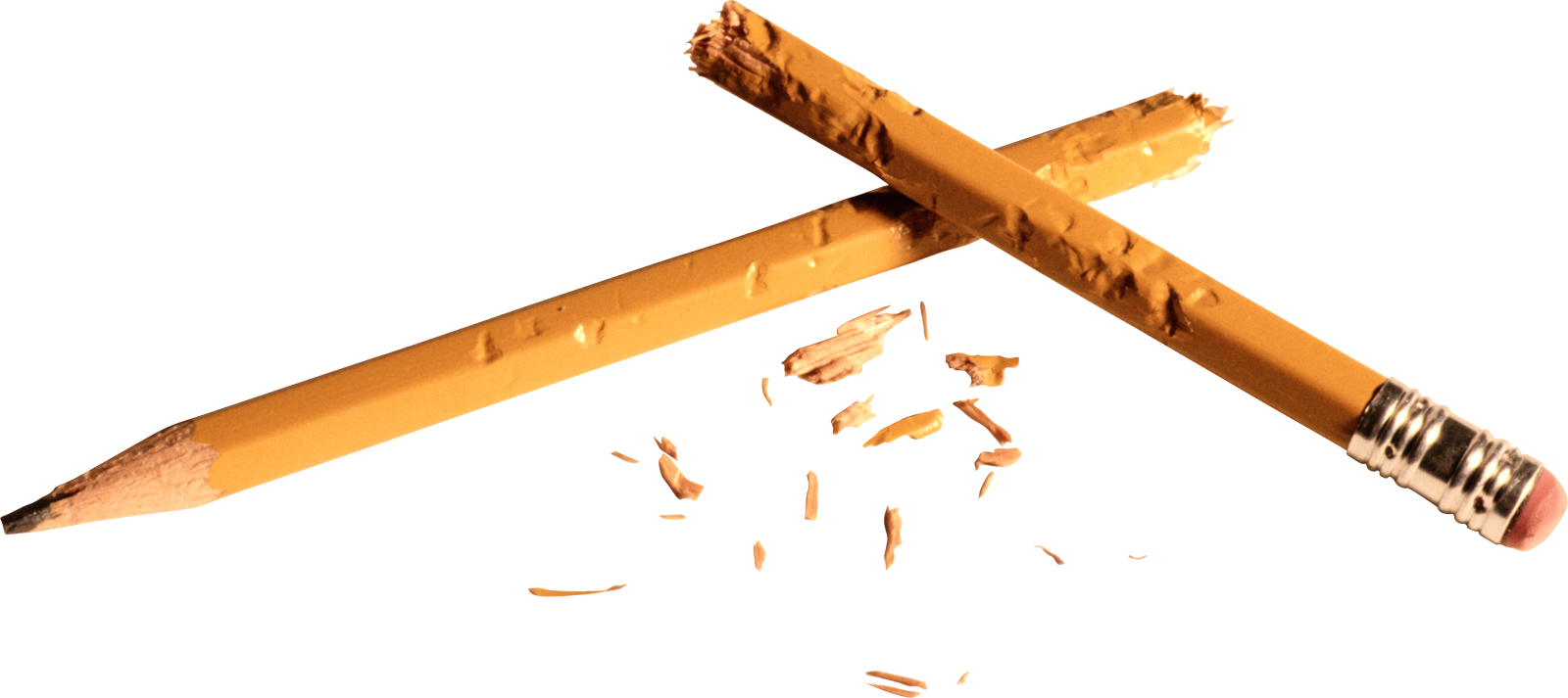a pencil laying on top of a piece of paper