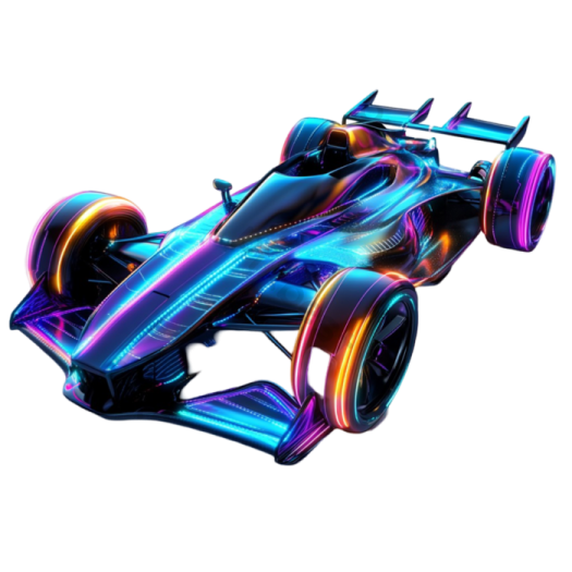 an image of a futuristic race car