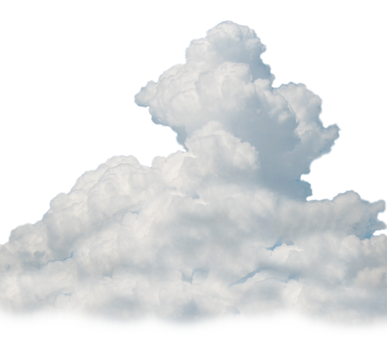 white clouds in the sky