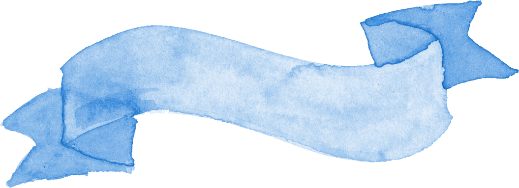 a blue watercolor stain on a white background