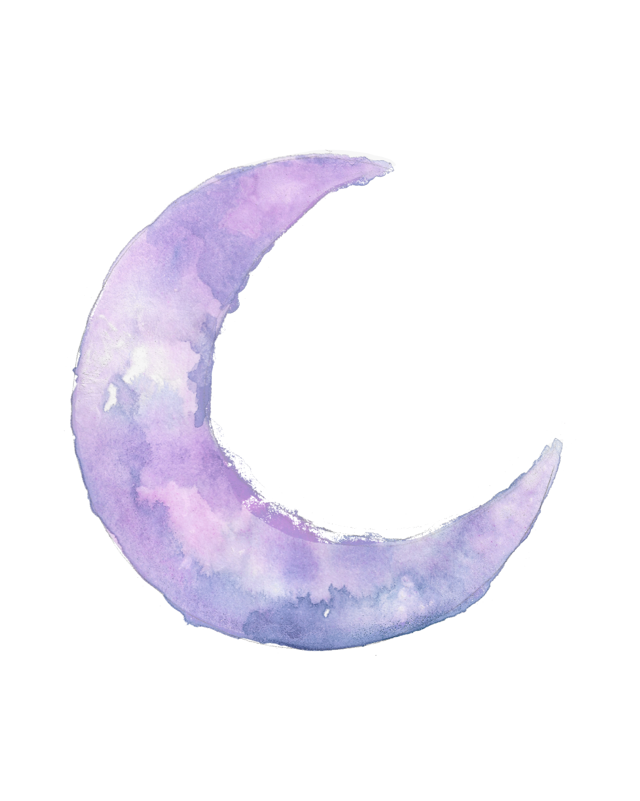 a watercolor painting of the moon