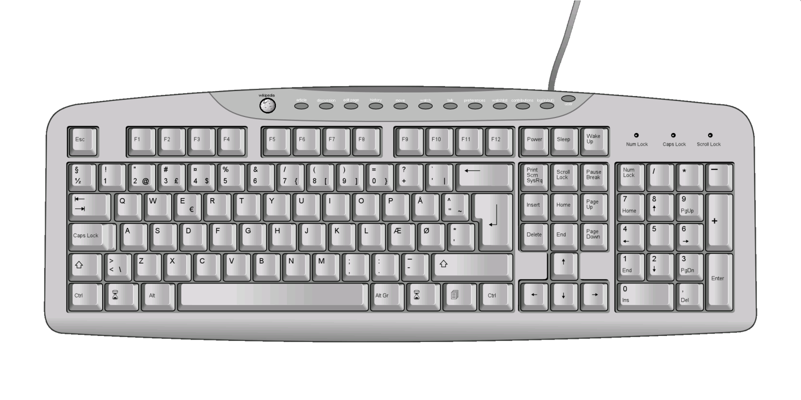 an image of a computer keyboard