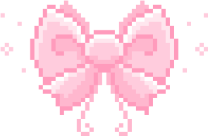 a pink bow on a white background