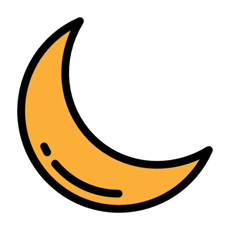 a yellow banana with black outline