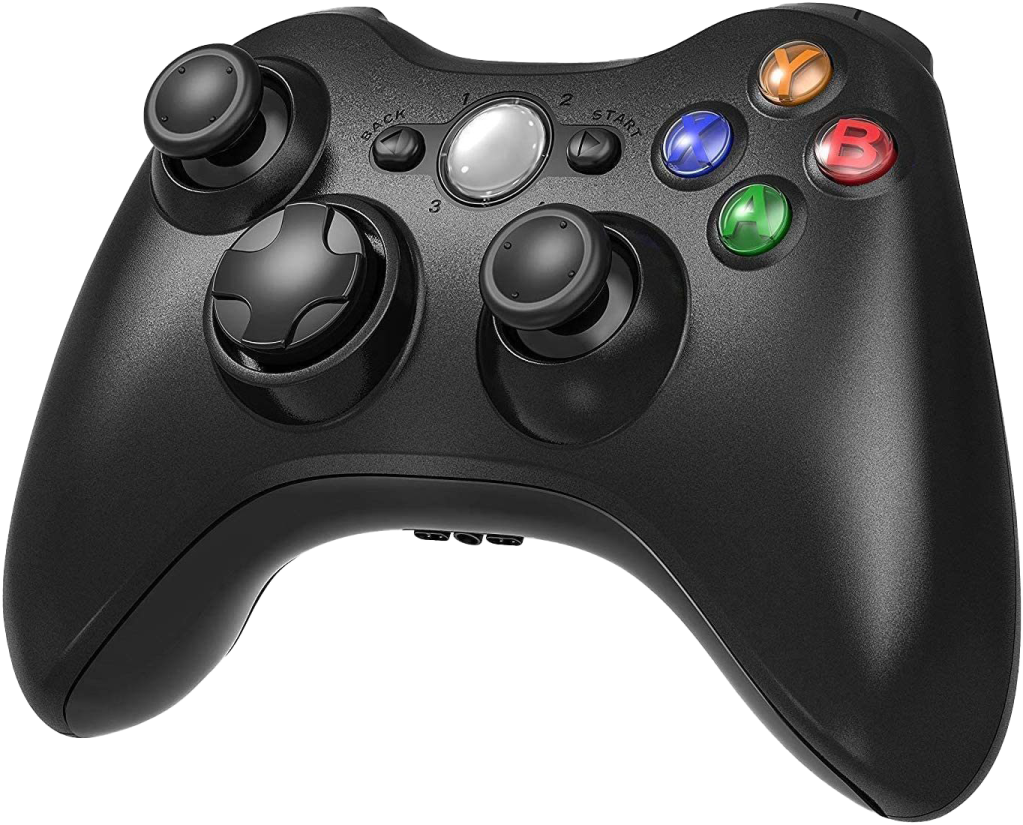 a black xbox controller