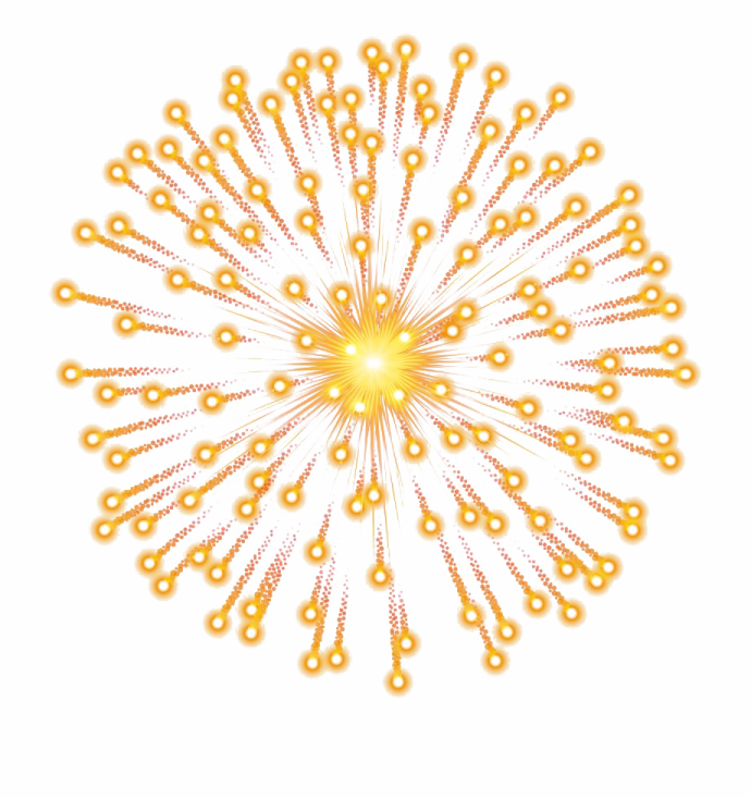 a circular pattern made up of small yellow circles