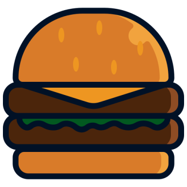 a hamburger with cheese on it